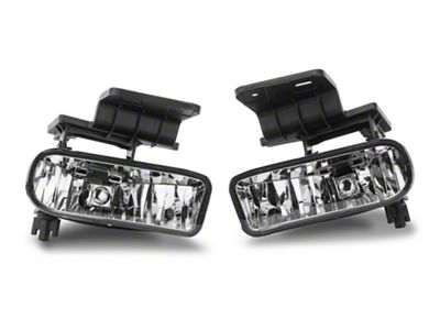 Fog Lights without Wiring Harness; Clear (99-02 Silverado 1500)