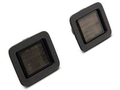 Raxiom Axial Series LED License Plate Lamps; Smoked (15-24 F-150)