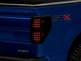 Raxiom Axial Series LED Tail Lights; Black Housing; Smoked Lens (09-14 F-150 Styleside)