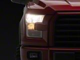 Raxiom Axial Series OEM Style Replacement Headlights; Chrome Housing; Lightly Smoked Lens (15-17 F-150 w/ Factory Halogen Headlights)