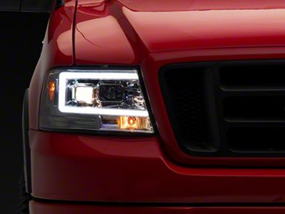 Raxiom Axial Series Projector Headlights; Chrome Housing; Clear Lens (04-08 F-150)