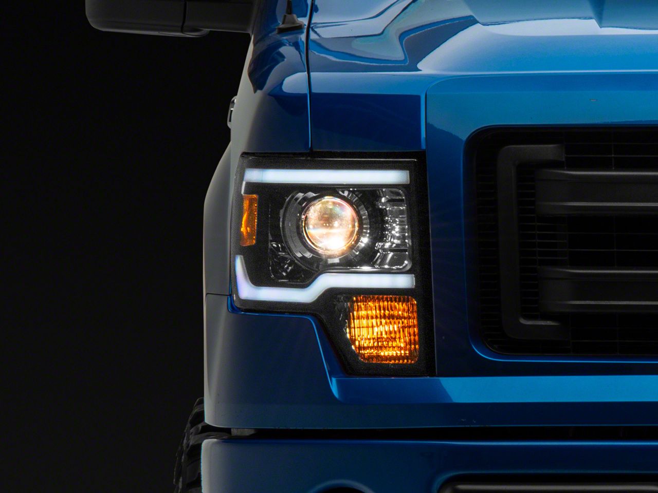 Raxiom F150 Axial Series Projector Headlights with Sequential LED