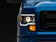 Raxiom Axial Series Projector Headlights with Sequential LED Light Bar; Black Housing; Clear Lens (09-14 F-150 w/ Factory Halogen Headlights)