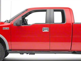AM Autoparts Front Exterior Door Handle Set Pair For 2004-2014 Ford F150 – Black Textured