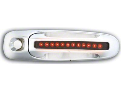 Front Chrome LED Door Handles; Amber LED; Smoked Lens (02-06 RAM 1500)