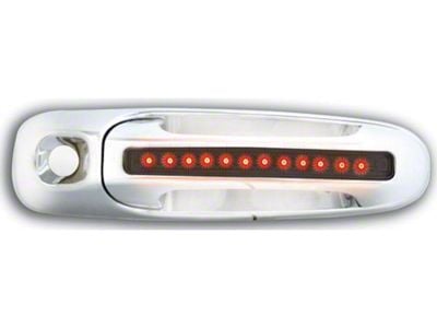 Front Chrome LED Door Handles; Amber LED; Smoked Lens (02-06 RAM 1500)