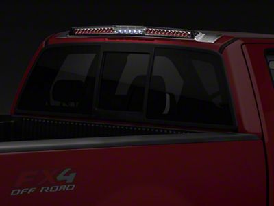 MEGA LED Third Brake Light with Cargo Light; Red Cap; Crystal Clear (04-08 F-150)