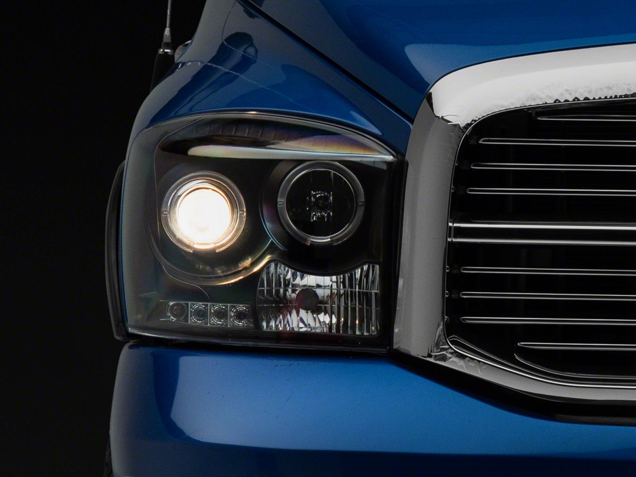 How to Install Axial Black Projector Headlights w/ LED Halos on your