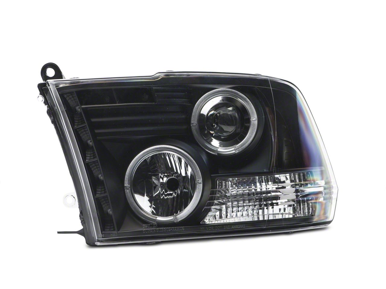 thumbnail image 2 of Pair 7x6 5x7 LED Headlights With Halo DRL – Sealed High/Low Beam For Ram Dodge Pickup W250 W150 D150 D350 2 of 5