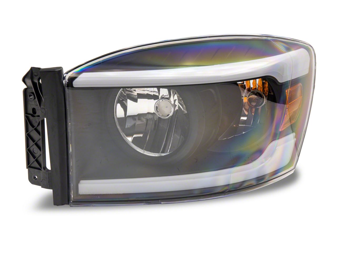 Dodge Ram 3500 2006-2009 Black Projector Headlights LED Halo | A132OZI5101