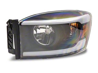 Dodge Ram 3500 2006-2009 Black Projector Headlights LED Halo | A132OZI5101 Dodge Ram 3500 2006-2009 Black Projector Headlights LED Halo | A132OZI5101