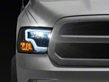 Raxiom Axial Series LED Headlights; Chrome Housing; Clear Lens (09-18 RAM 1500 w/ Factory Halogen Headlights)