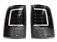 Raxiom Axial Series LED Tail Lights; Black Housing; Clear Lens (09-18 RAM 1500 w/ Factory Halogen Tail Lights)