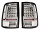 Raxiom Axial Series LED Tail Lights; Chrome Housing; Clear Lens (09-18 RAM 1500 w/ Factory Halogen Tail Lights)