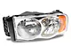 Raxiom Axial Series OEM Style Replacement Headlights; Chrome Housing; Clear Lens (02-05 RAM 1500)