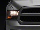Raxiom Axial Series OEM Style Replacement Headlights with Dual Bulb; Chrome Housing; Clear Lens (09-18 RAM 1500 w/ Factory Halogen Non-Projector Headlights)