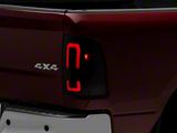 Raxiom Axial Series LED Tail Lights; Black Housing; Smoked Lens (10-18 RAM 3500 w/ Factory Halogen Tail Lights)