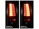 LED Tail Lights; Black Housing; Red Clear Lens (03-06 Silverado 1500 Fleetside)