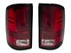 LED Tail Lights; Chrome Housing; Red/Clear Lens (14-18 Sierra 1500 w/ Factory Halogen Tail Lights)