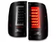 Raxiom Axial Series C-Tube LED Tail Lights; Black Housing; Smoked Lens (07-13 Sierra 1500)