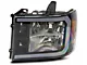 Raxiom Axial Series Headlights with LED Bar; Black Housing; Clear Lens (07-13 Sierra 1500)