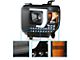 Raxiom Axial Series Projector Headlights; Black Housing; Clear Lens (15-16 Sierra 2500 HD w/ Factory Halogen Headlights)