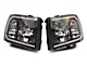 Raxiom Axial Series Headlights with LED Bar; Black Housing; Clear Lens (07-13 Silverado 1500)