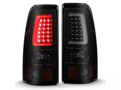 Raxiom Axial Series LED Tail Lights; Black Housing; Smoked Lens (03-06 Silverado 1500)