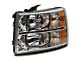 Raxiom Axial Series OEM Style Replacement Headlights; Chrome Housing; Clear Lens (07-13 Silverado 1500)