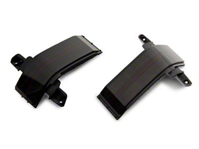 Raxiom Axial Series Dual-Row Amber LED Tow Mirror Lights; Smoked (15-19 Silverado 2500 HD)