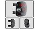 Euro Style Tail Lights; Black Housing; Smoked Lens (99-04 Silverado 1500 Stepside)