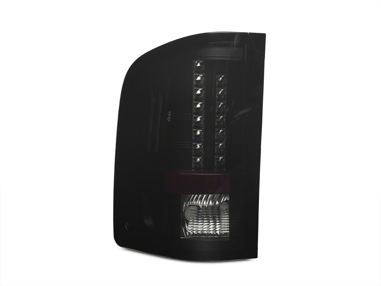 Black 2007-2013 Chevy Silverado 1500 2500 3500 LED Tube Tail Lights Brake Lamps - Foto 6