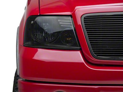 Euro Crystal Headlights; Chrome Housing; Smoked Lens (04-08 F-150)