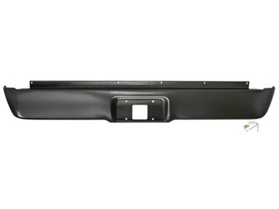 Steel Roll Pan with License Plate Cutout; Unpainted (97-03 F-150 Styleside)