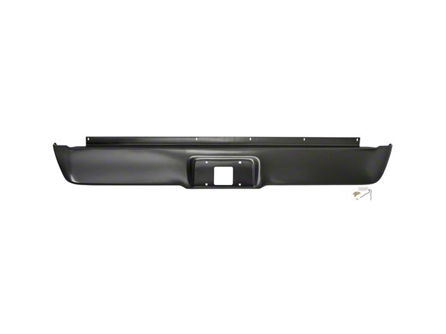 Steel Roll Pan with License Plate Cutout; Unpainted (97-03 F-150 Styleside)