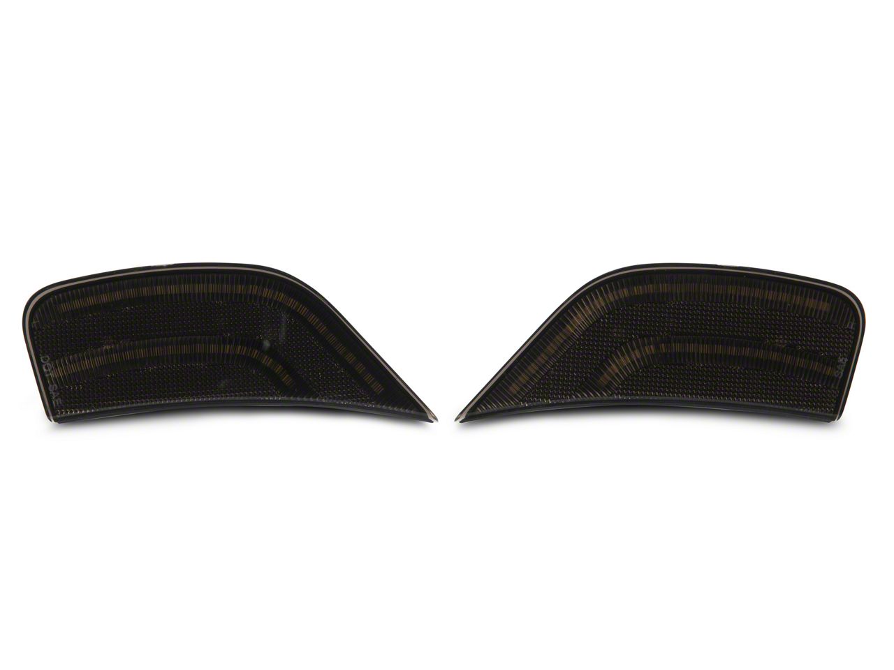 Raxiom Yukon Axial Series White LED Front Sidemarkers; Smoked