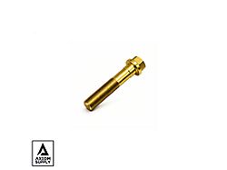 Axiom Supply Spindle Bolt; Gold Zinc Plated (01-10 Silverado 2500 HD)