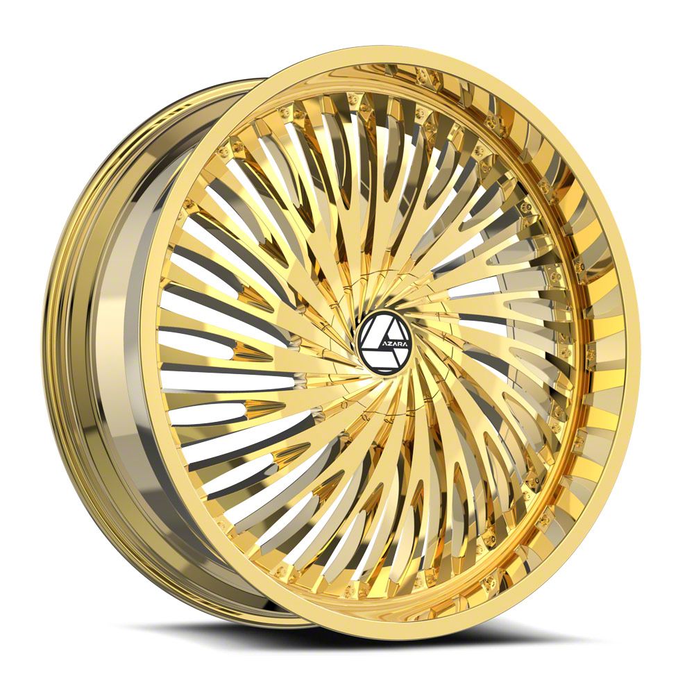 Azara Dakota AZA-526 Nano Gold 5-Lug Wheel; 20x8.5; 35mm Offset