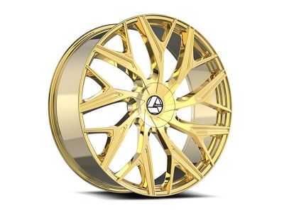 Azara AZA-527 Nano Gold 5-Lug Wheel; 22x8.5; 38mm Offset (87-90 Dakota)