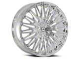 Azara AZA-522 Nano Chrome 6-Lug Wheel; 22x9.5; 25mm Offset (21-26 F-150)