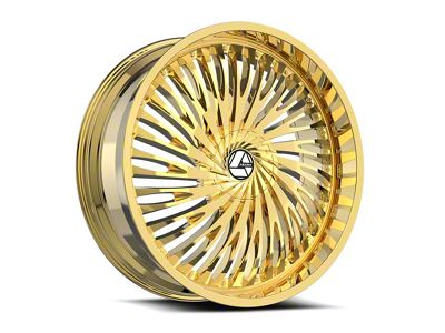 Azara AZA-526 Gold Plated 6-Lug Wheel; 30x9.5; 22mm Offset (04-08 F-150)