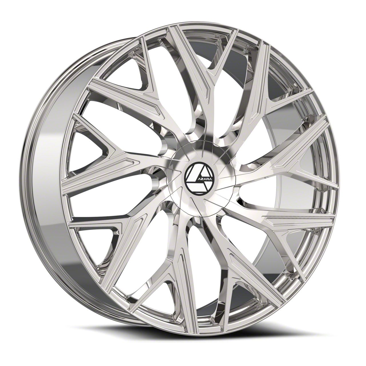 Azara F-150 AZA-527 Nano Chrome 6-Lug Wheel; 22x9.5; 22mm