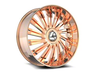 Azara AZX-102 Nano Rose Gold 6-Lug Wheel; 24x9; 22mm Offset (04-08 F-150)