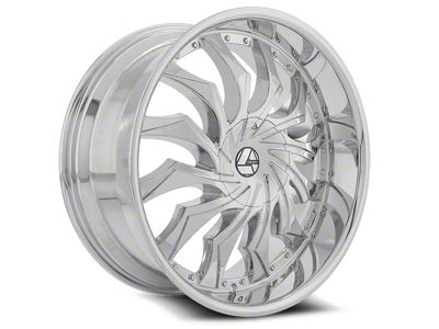 Azara AZA-515 Chrome 6-Lug Wheel; 22x9.5; 25mm Offset (99-06 Sierra 1500)