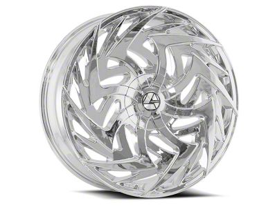 Azara AZA-520 Chrome 6-Lug Wheel; 26x9.5; 25mm Offset (19-25 Sierra 1500)