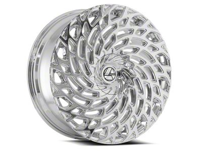 Azara AZA-523 Chrome 6-Lug Wheel; 26x9.5; 25mm Offset (19-25 Sierra 1500)
