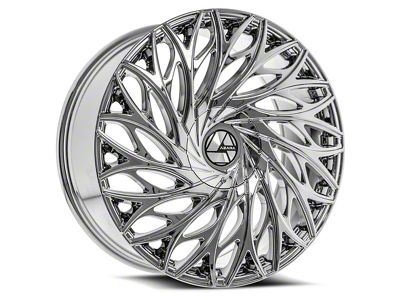 Azara AZA-525 Nano Chrome 6-Lug Wheel; 26x9.5; 22mm Offset (99-06 Sierra 1500)