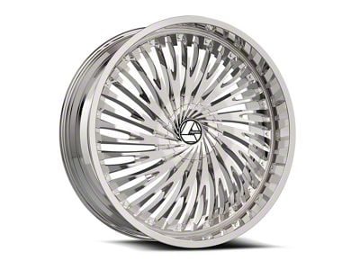 Azara AZA-526 Chrome 6-Lug Wheel; 28x9.5; 22mm Offset (14-18 Sierra 1500)