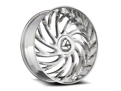 Azara AZX-101 Chrome 6-Lug Wheel; 28x9.5; 22mm Offset (19-25 Sierra 1500)