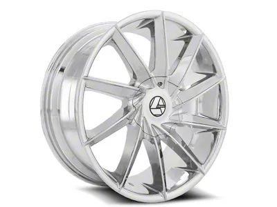 Azara AZA-506 Chrome 6-Lug Wheel; 30x9.5; 25mm Offset (19-25 Silverado 1500)
